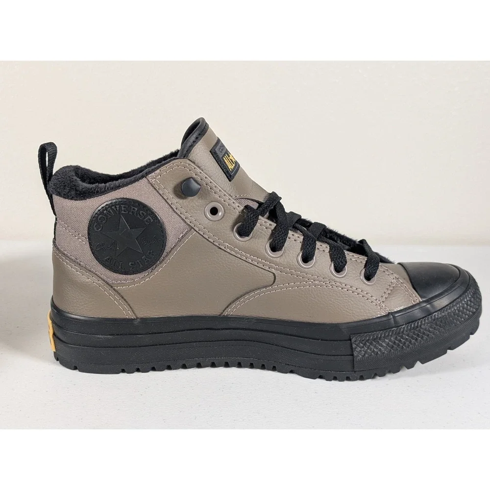 Converse Chuck Taylor Malden Street Boots Mens 7 Taupe Mid Shoes A14619C